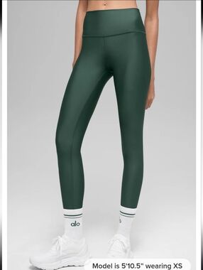 Alo Yoga 7/8 High Waist Airlift Legging XS Clover Green NWOT